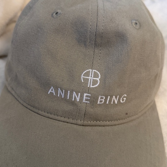 Anine Bing Light Gray Men's Hat - Picture 6 of 8